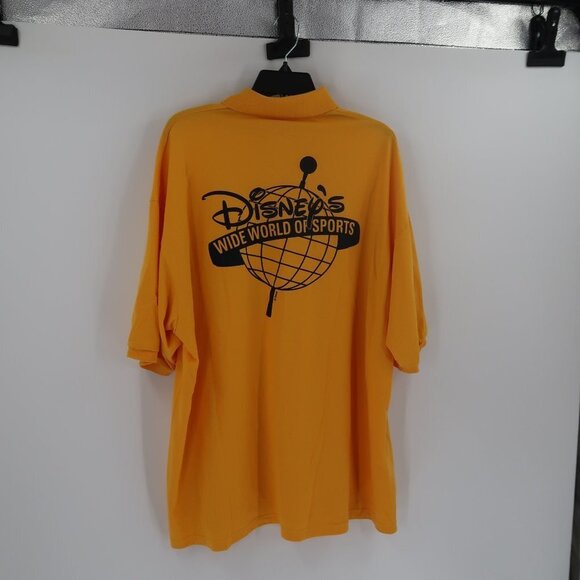 Disney's Wild World of Sports Yellow Polo Shirt Size XXL - Picture 7 of 7